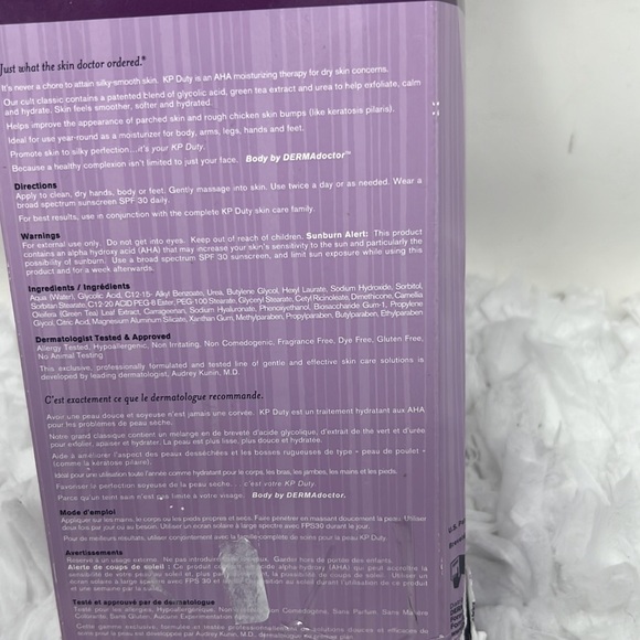 DERMAdoctor KP 'Double' Duty Duo Moisturizing Therapy Pack In Open Box 4 oz X 2 - Picture 8 of 10